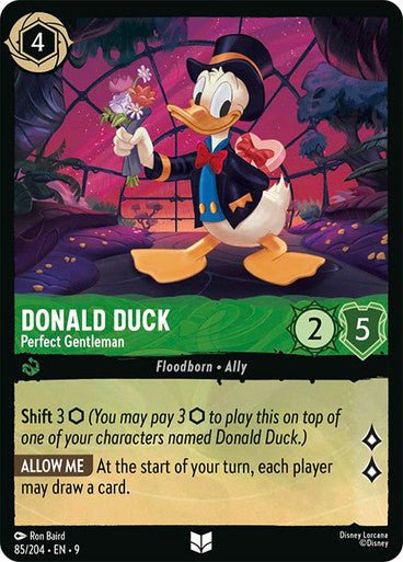 Donald Duck - Perfect Gentleman (Non - foil) - Con T de Tlacuache - Ravensburger