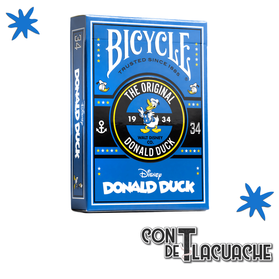 Donald Duck Playing Cards | Bicycle - Con T de Tlacuache - Con T de Tlacuache
