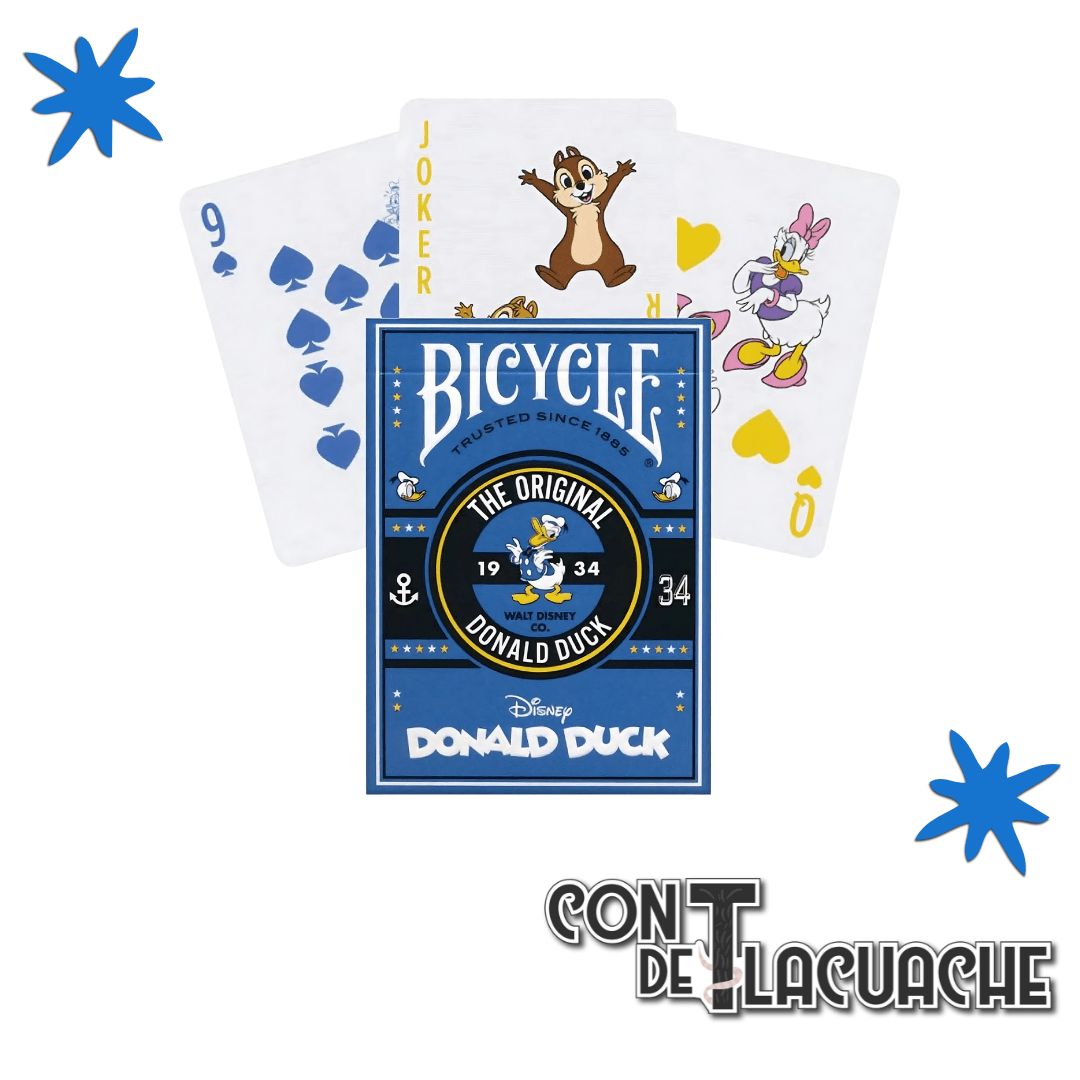 Donald Duck Playing Cards | Bicycle - Con T de Tlacuache - Con T de Tlacuache