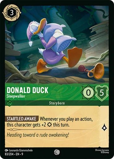 Donald Duck - Sleepwalker (Non - foil) - Con T de Tlacuache - Ravensburger