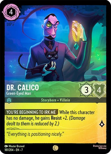 Dr. Calico - Green - Eyed Man (Cold Foil) - Con T de Tlacuache - Ravensburger