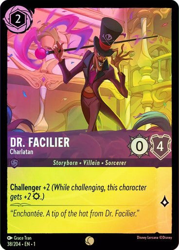 Dr. Facilier - Charlatan ( Cold Foil ) - Con T de Tlacuache - Ravensburger