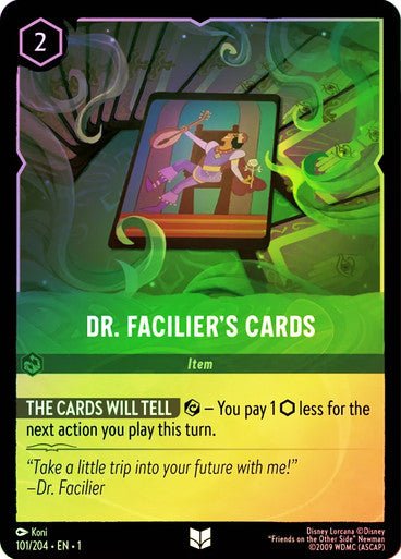 Dr. Facilier's Cards ( Cold Foil ) - Con T de Tlacuache - Ravensburger