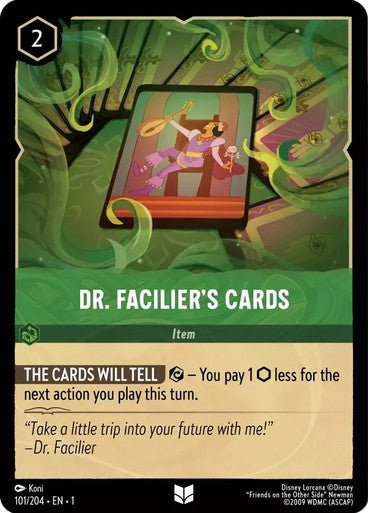 Dr. Facilier's Cards ( Non - foil ) - Con T de Tlacuache - Ravensburger