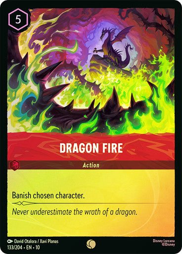 Dragon Fire (Cold Foil) - Con T de Tlacuache - Ravensburger