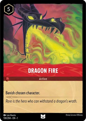 Dragon Fire ( Non - foil ) - Con T de Tlacuache - Ravensburger