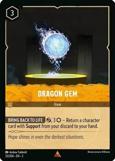 Dragon Gem (Non - foil) - Con T de Tlacuache - Ravensburger