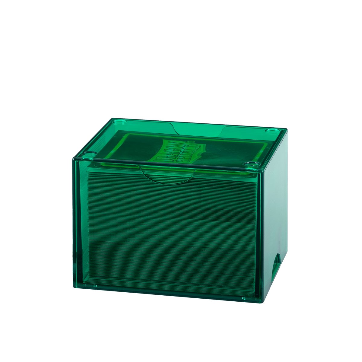 Dragon Shield Strongbox 100+ Clear Green - Con T de Tlacuache - Dragon Shield