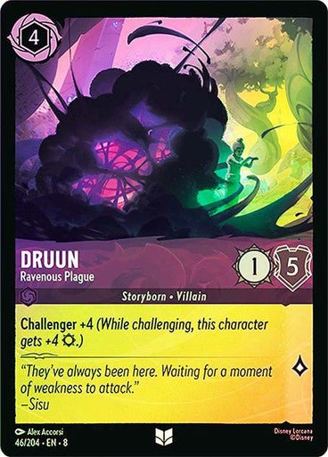 Druun - Ravenous Plague (Cold Foil) - Con T de Tlacuache - Ravensburger