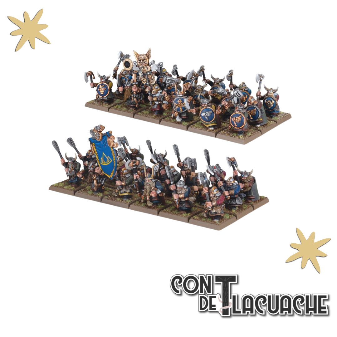 Dwarfen Mountain Holds - Dwarf Warriors | Games Workshop - Con T de Tlacuache - Games Workshop