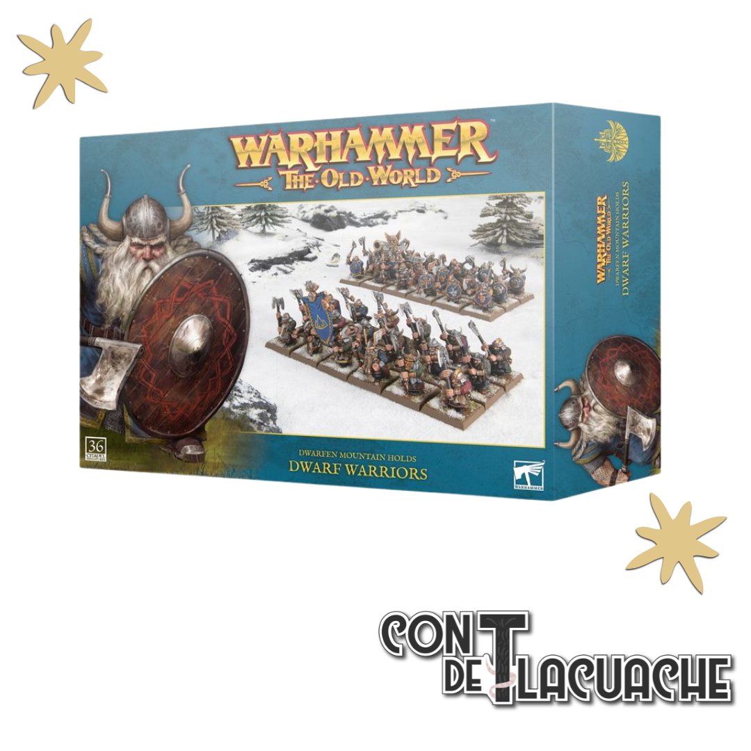 Dwarfen Mountain Holds - Dwarf Warriors | Games Workshop - Con T de Tlacuache - Games Workshop