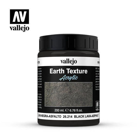 Earth Black Lava - Asphalt 26214 (200ml) Vallejo | - Con T de Tlacuache - Con T de Tlacuache