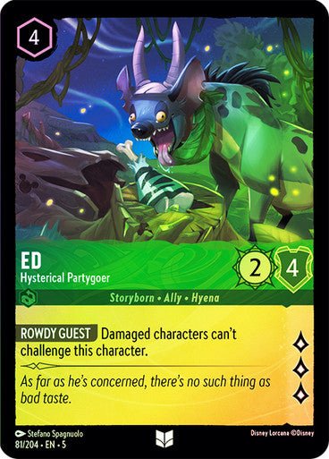 Ed - Hysterical Partygoer (Cold Foil ) - Con T de Tlacuache - Ravensburger