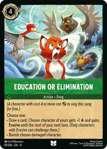 Education or Elimination (Non - foil) | Ravensburger - Con T de Tlacuache - Ravensburger