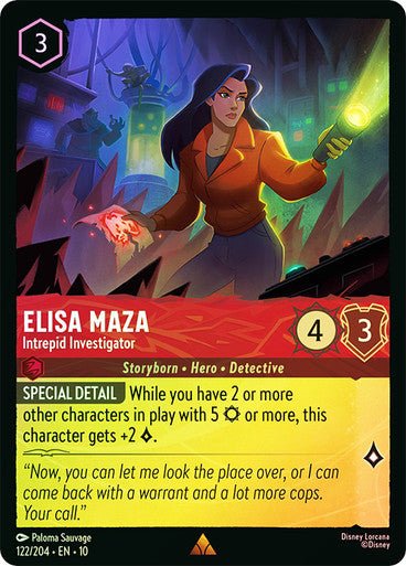Elisa Maza - Intrepid Investigator (Cold Foil) - Con T de Tlacuache - Ravensburger