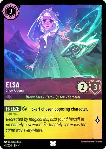 Elsa - Snow Queen ( Cold Foil ) - Con T de Tlacuache - Ravensburger