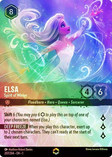 Elsa - Spirit of Winter ( Inkwash Foil ) - Con T de Tlacuache - Ravensburger