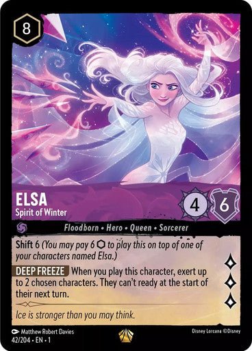 Elsa - Spirit of Winter ( Non - foil ) - Con T de Tlacuache - Ravensburger