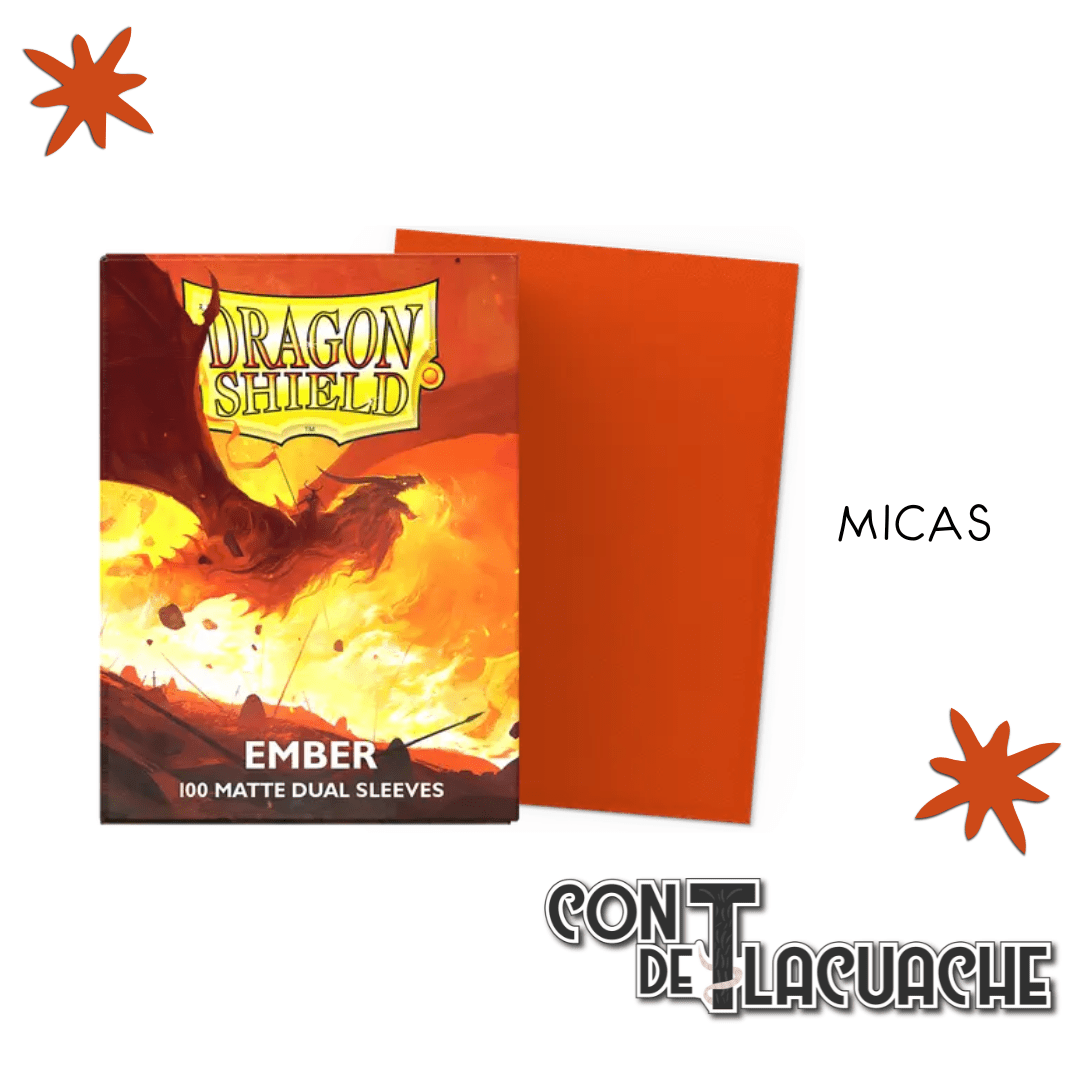 Ember Matte Dual Standard 100pz | Dragon Shield - Con T de Tlacuache - Dragonshield