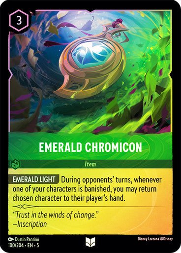 Emerald Chromicon (Cold Foil ) - Con T de Tlacuache - Ravensburger