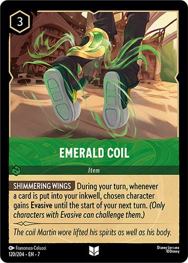 Emerald Coil (Non - foil) - Con T de Tlacuache - Ravensburger