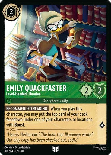 Emily Quackfaster (Non - foil) - Con T de Tlacuache - Ravensburger