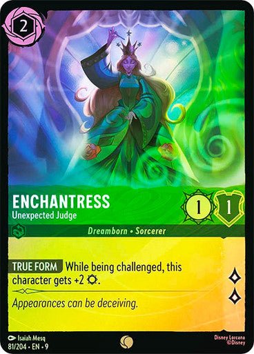 Enchantress - Unexpected Judge (Cold Foil) - Con T de Tlacuache - Ravensburger