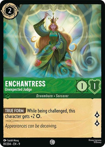 Enchantress - Unexpected Judge (Non - foil) - Con T de Tlacuache - Ravensburger