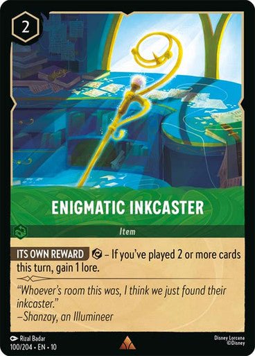 Enigmatic Inkcaster (Non - foil) - Con T de Tlacuache - Ravensburger