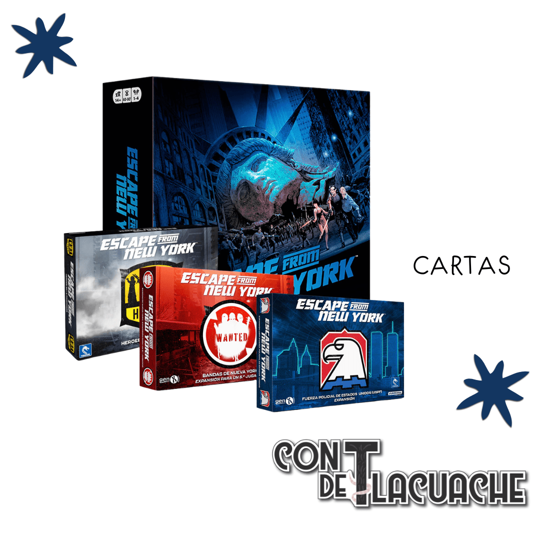 Escape from New York Pack Deluxe | Gen X - Con T de Tlacuache - Con T de Tlacuache