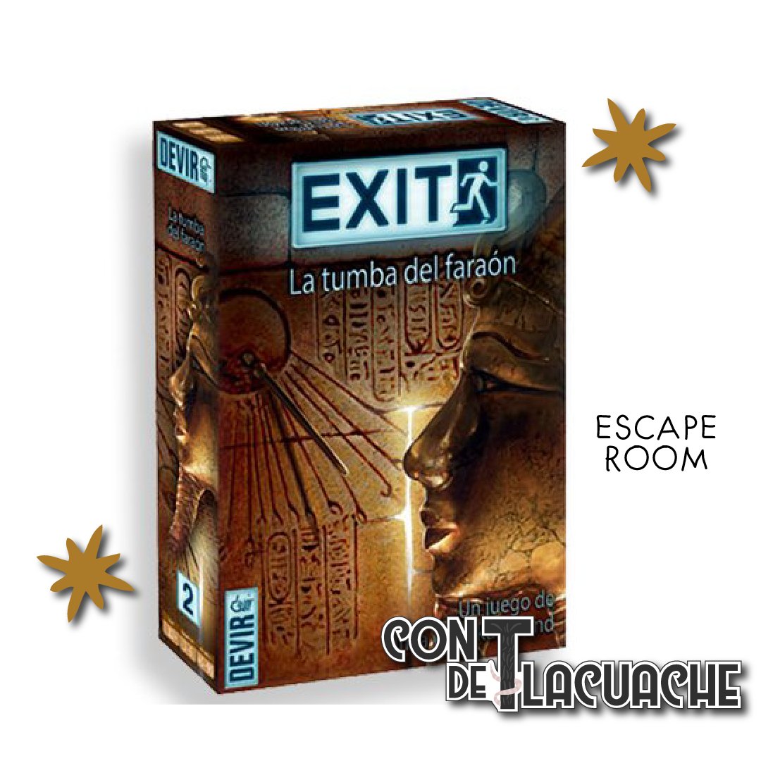 EXIT 02 La Tumba del Faraón Nivel Experto | Devir - Con T de Tlacuache