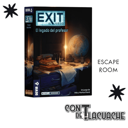 EXIT El Legado del Profesor Nivel Avanzado | Devir - Con T de Tlacuache - Devir