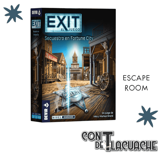 EXIT Secuestro en Fortune City Nivel Avanzado | Devir - Con T de Tlacuache - Devir