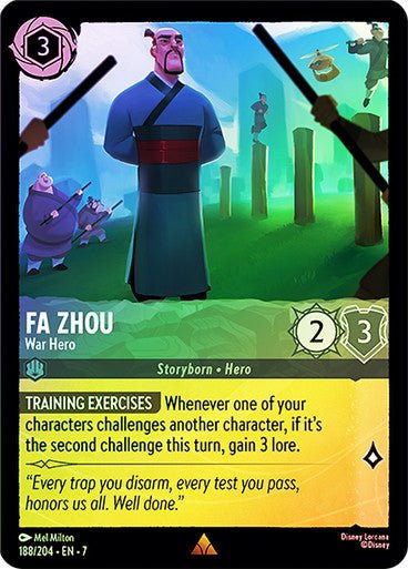 Fa Zhou - War Hero (Cold Foil) - Con T de Tlacuache - Ravensburger