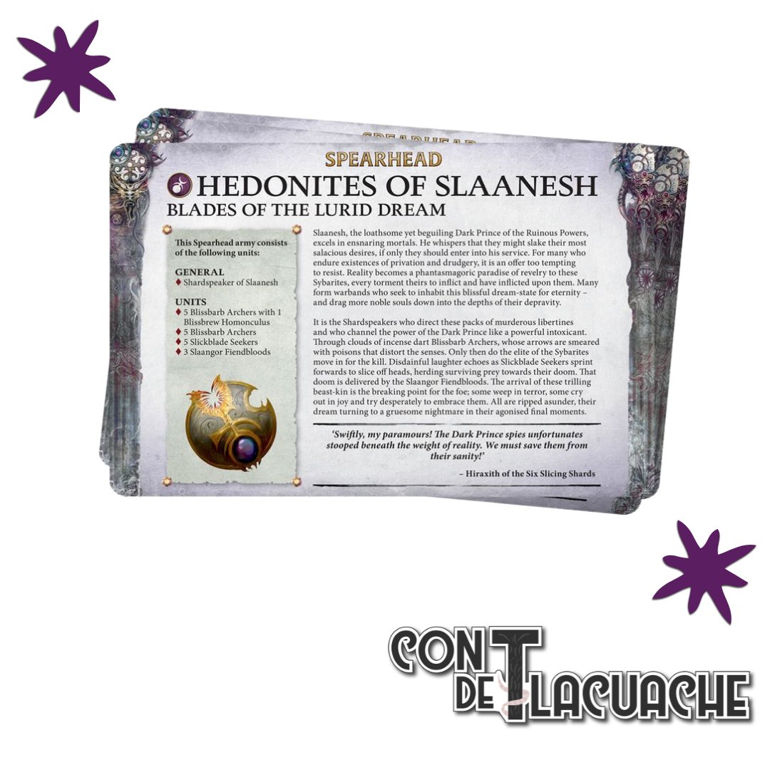 Faction Pack - Hedonites Of Slaanesh Eng | Games Workshop - Con T de Tlacuache - Games Workshop