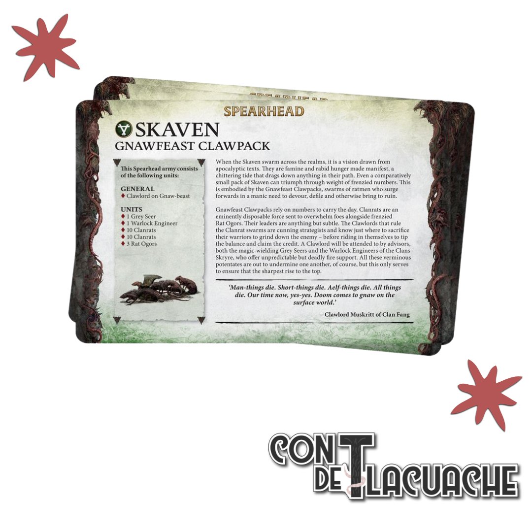 Faction Pack - Skaven (Eng) | Games Workshop - Con T de Tlacuache - Games Workshop