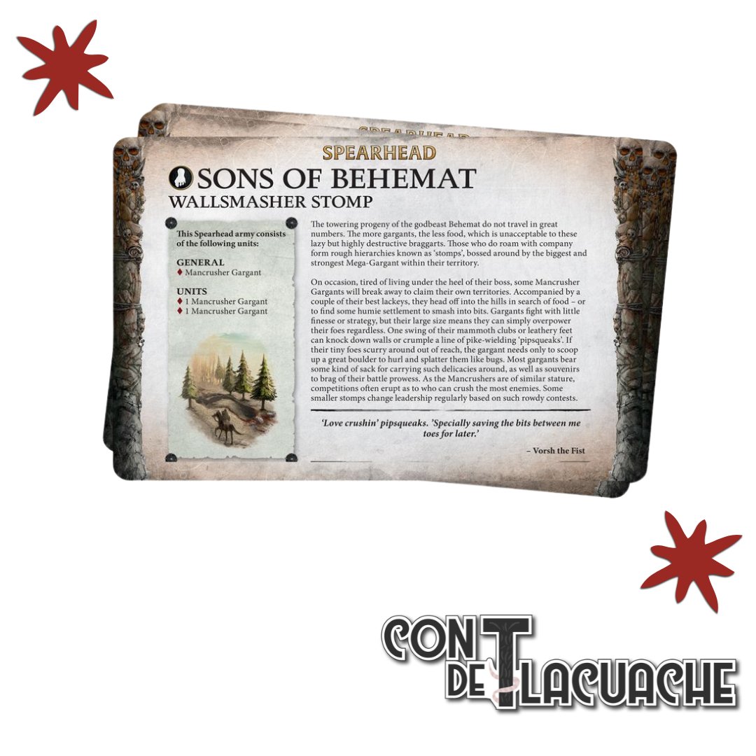 Faction Pack - Sons Of Behemat (Eng) | Games Workshop - Con T de Tlacuache - Games Workshop