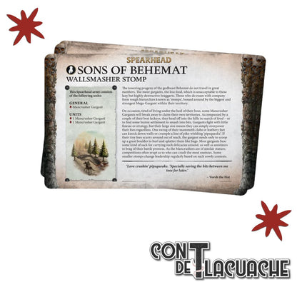 Faction Pack - Sons Of Behemat (Eng) | Games Workshop - Con T de Tlacuache - Games Workshop