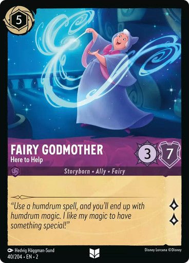 Fairy Godmother - Here to Help (Non - foil) - Con T de Tlacuache - Ravensburger