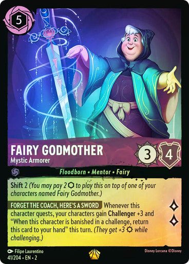 Fairy Godmother - Mystic Armorer (Cold Foil) - Con T de Tlacuache - Ravensburger