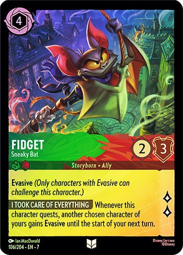Fidget - Sneaky Bat (Cold Foil) - Con T de Tlacuache - Ravensburger