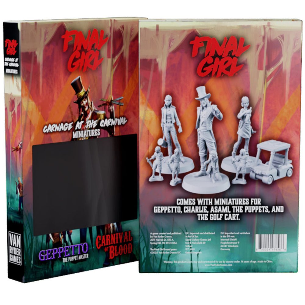 Final Girl Carnage at Carnival Minis - Con T de Tlacuache - Con T de Tlacuache