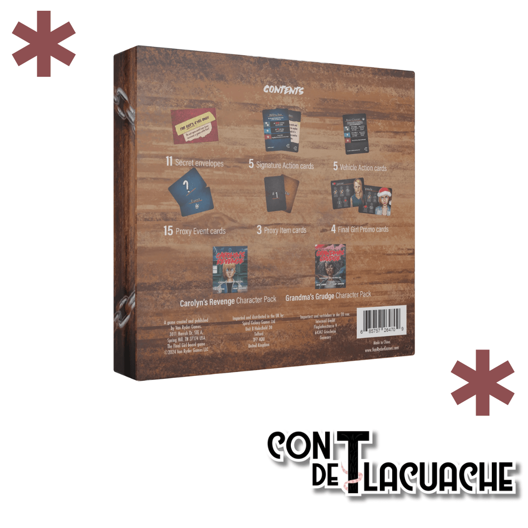 Final Girl Guest Stars Box | - Con T de Tlacuache - Con T de Tlacuache