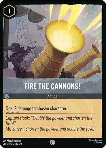 Fire the Cannons! (Non - foil) - Con T de Tlacuache - Ravensburger