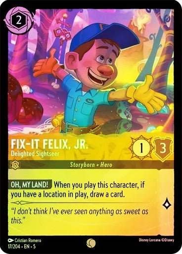 Fix - It Felix, Jr. - Delighted Sightseer (Cold Foil ) - Con T de Tlacuache - Ravensburger