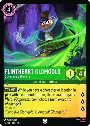 Flintheart Glomgold (Cold Foil) - Con T de Tlacuache - Ravensburger