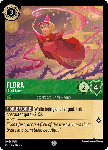 Flora - Good Fairy (Non - foil ) - Con T de Tlacuache - Ravensburger