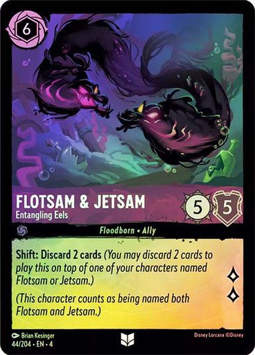 Flotsam & Jetsam - Entangling Eels ( Cold Foil ) | Ravesburger - Con T de Tlacuache - Ravensburger