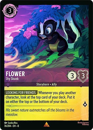 Flower - Shy Skunk (Cold Foil) - Con T de Tlacuache - Ravensburger