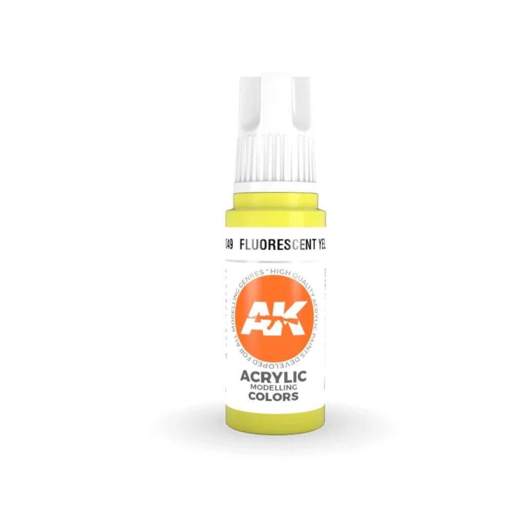 Fluorecent Yellow 17Ml | Ak Interactive - Con T de Tlacuache - AK Interactive